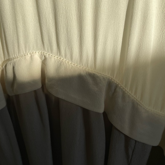 Wilfred Bisous Two-Tone 100% Silk Dress NWOT - Picture 5 of 12